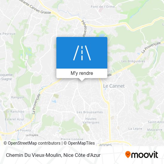 Chemin Du Vieux-Moulin plan