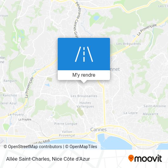 Allée Saint-Charles plan