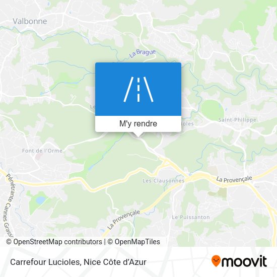 Carrefour Lucioles plan