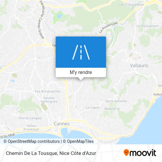 Chemin De La Tousque plan