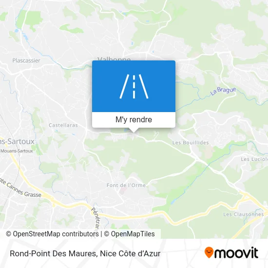 Rond-Point Des Maures plan