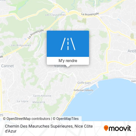Chemin Des Mauruches Supérieures plan