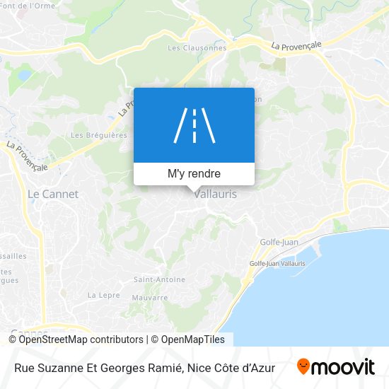 Rue Suzanne Et Georges Ramié plan
