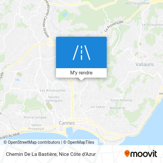 Chemin De La Bastière plan
