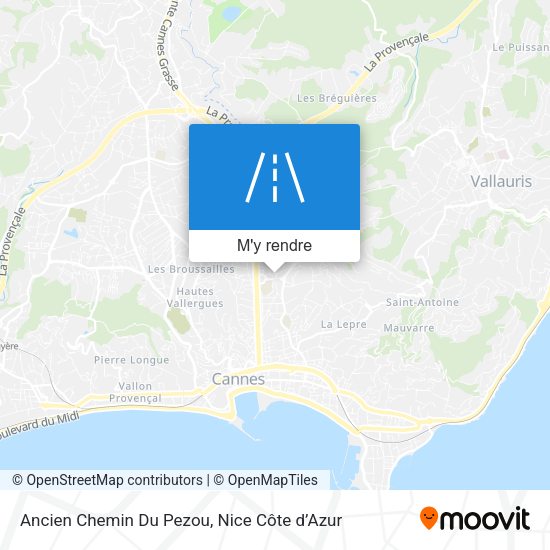 Ancien Chemin Du Pezou plan