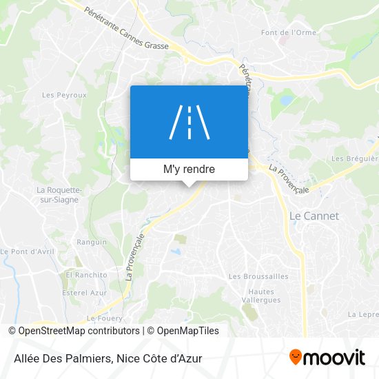 Allée Des Palmiers plan