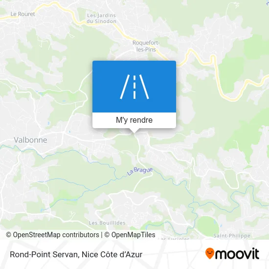 Rond-Point Servan plan