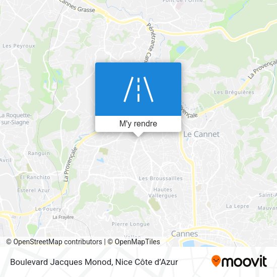 Boulevard Jacques Monod plan