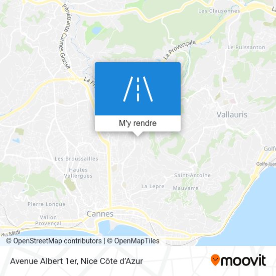 Avenue Albert 1er plan