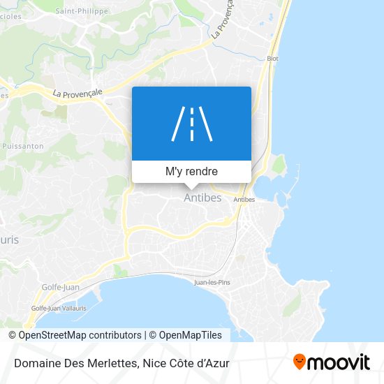 Domaine Des Merlettes plan