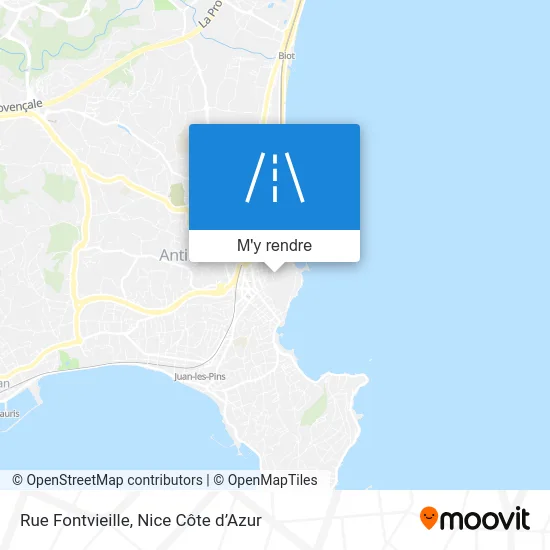 Rue Fontvieille plan