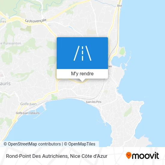 Rond-Point Des Autrichiens plan