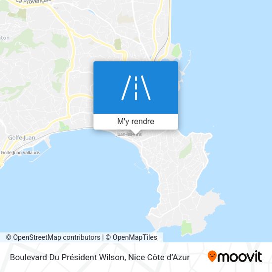 Boulevard Du Président Wilson plan