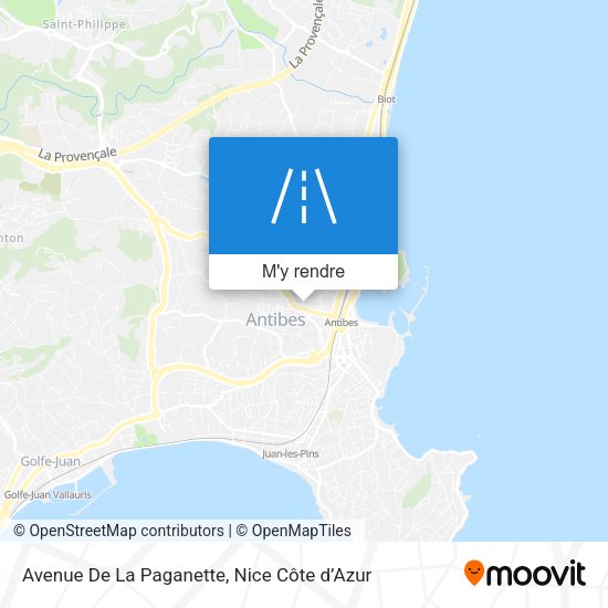 Avenue De La Paganette plan