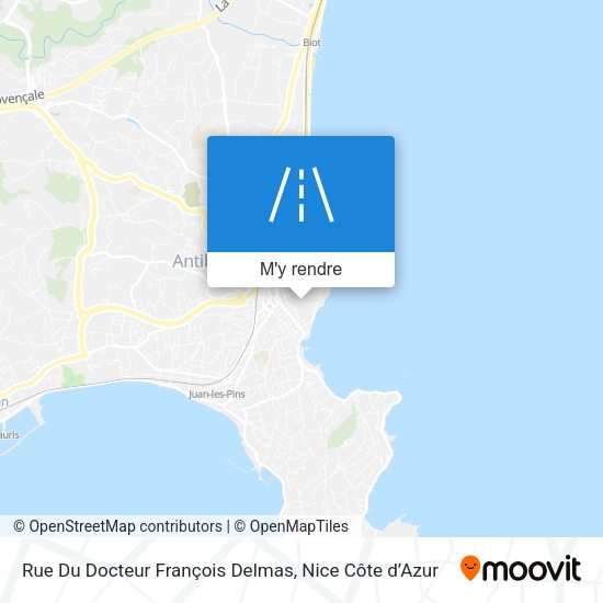 Rue Du Docteur François Delmas plan