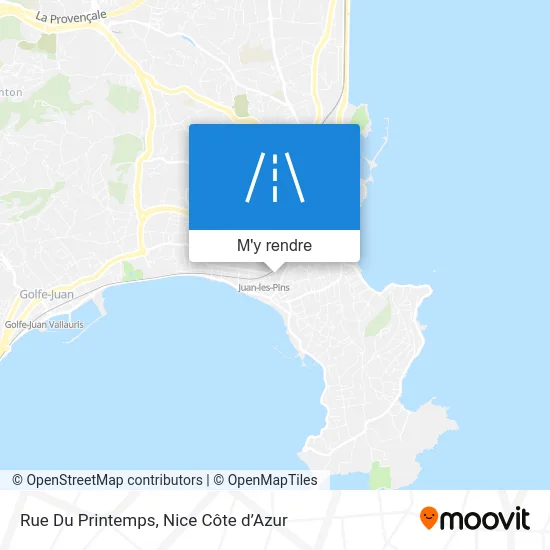 Rue Du Printemps plan