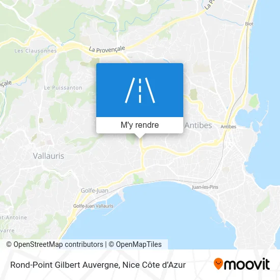 Rond-Point Gilbert Auvergne plan