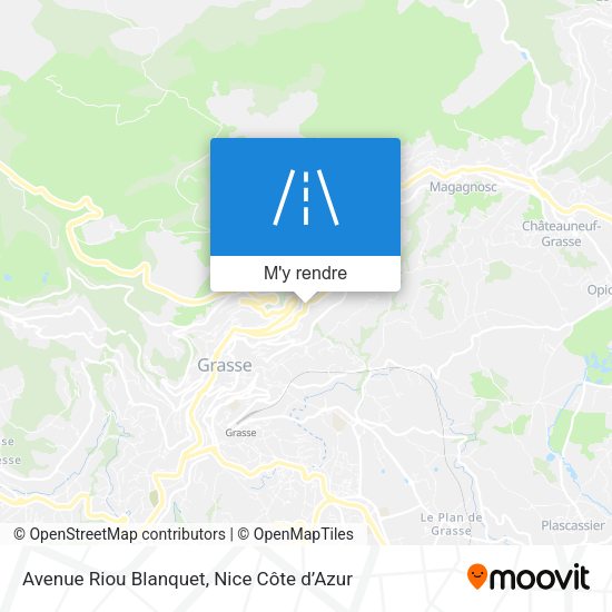Avenue Riou Blanquet plan
