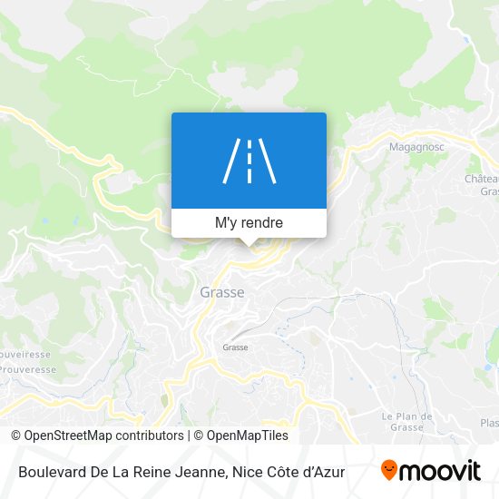 Boulevard De La Reine Jeanne plan