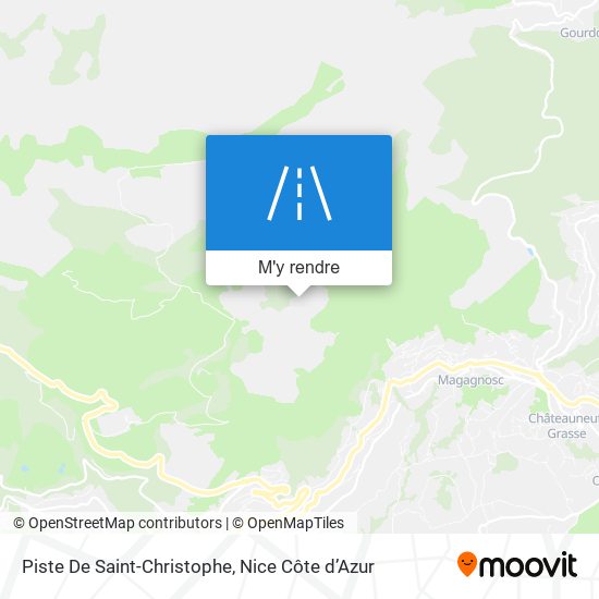 Piste De Saint-Christophe plan