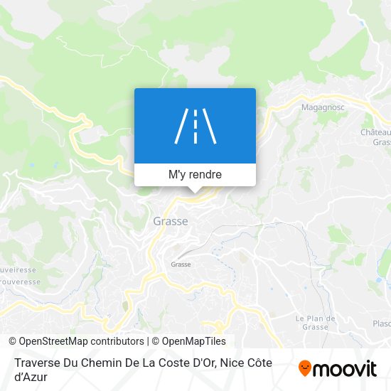 Traverse Du Chemin De La Coste D'Or plan