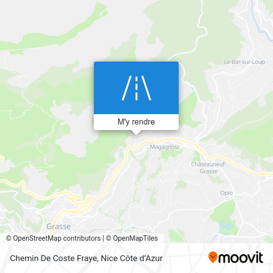 Chemin De Coste Fraye plan