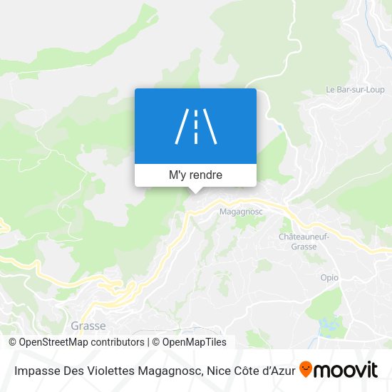 Impasse Des Violettes Magagnosc plan