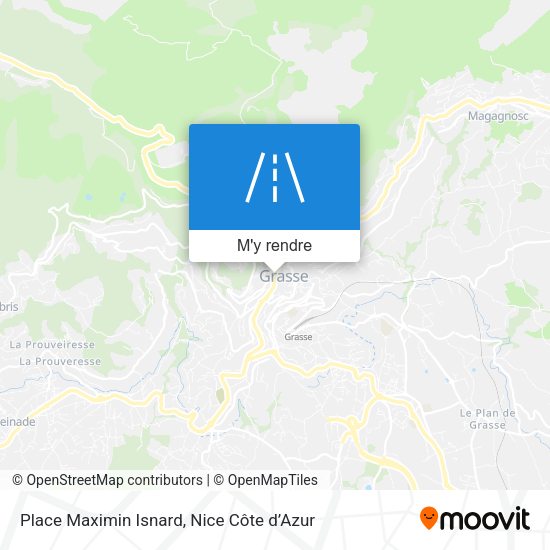 Place Maximin Isnard plan