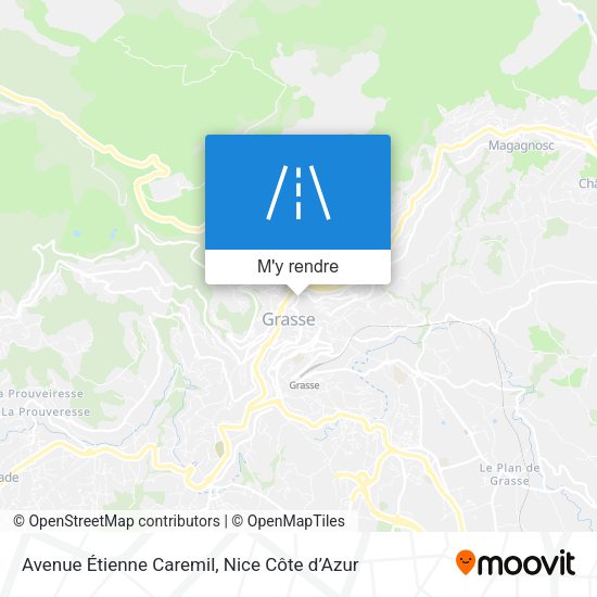 Avenue Étienne Caremil plan