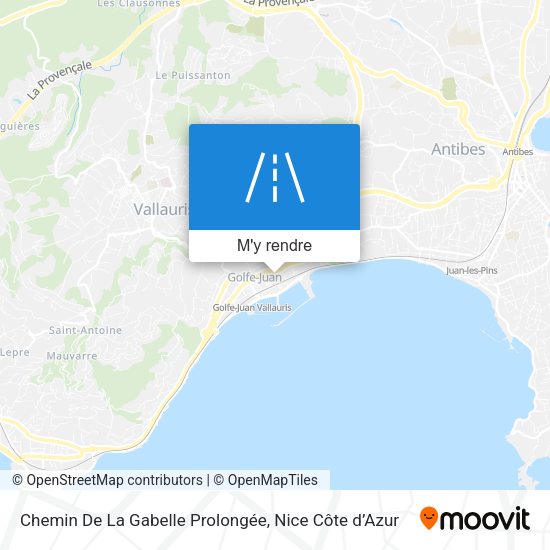 Chemin De La Gabelle Prolongée plan