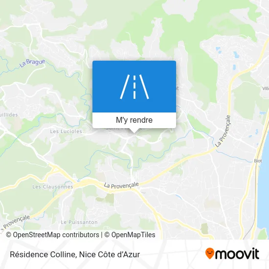 Résidence Colline plan