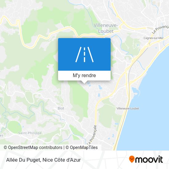 Allée Du Puget plan