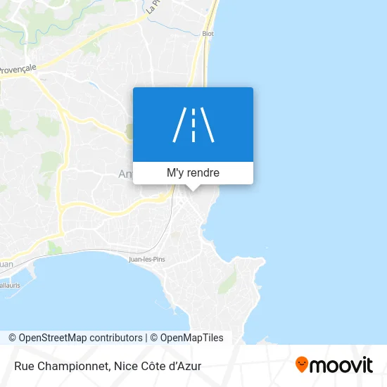 Rue Championnet plan