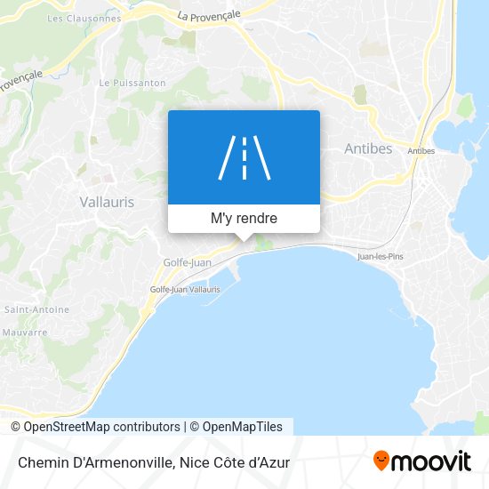Chemin D'Armenonville plan