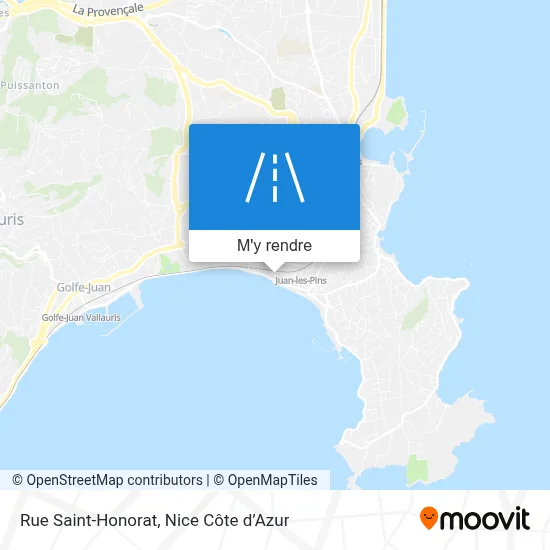 Rue Saint-Honorat plan