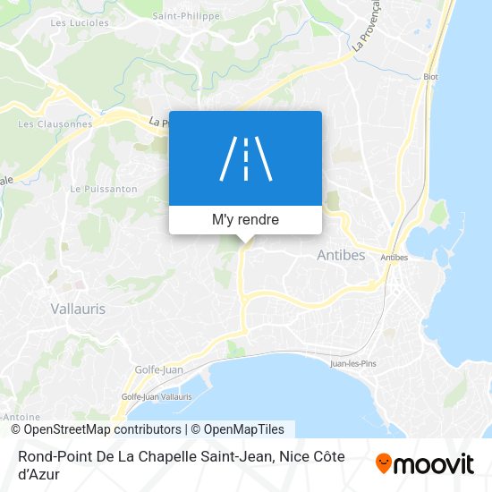 Rond-Point De La Chapelle Saint-Jean plan