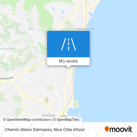 Chemin Alexis Dalmasso plan