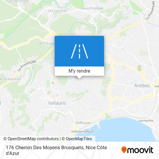 176 Chemin Des Moyens Brusquets plan