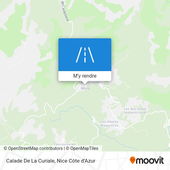 Calade De La Curiale plan