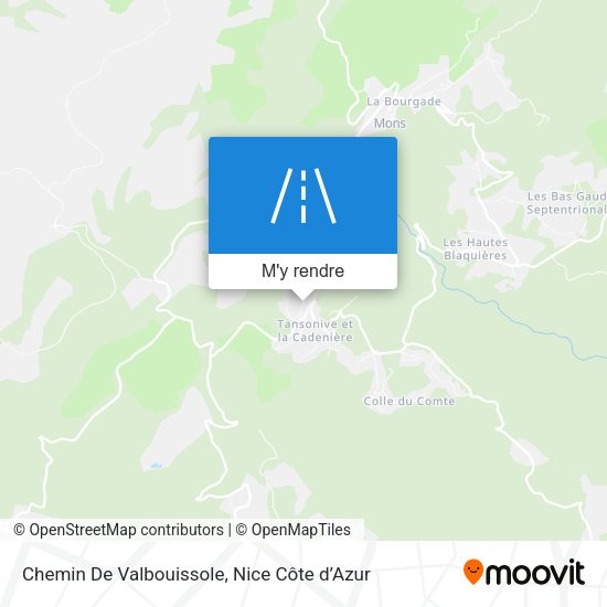 Chemin De Valbouissole plan