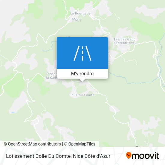 Lotissement Colle Du Comte plan