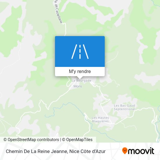 Chemin De La Reine Jeanne plan