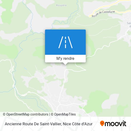 Ancienne Route De Saint-Vallier plan