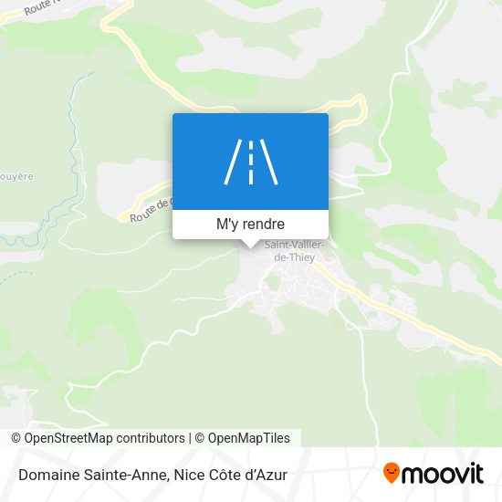 Domaine Sainte-Anne plan