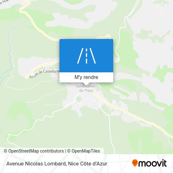 Avenue Nicolas Lombard plan