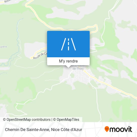 Chemin De Sainte-Anne plan