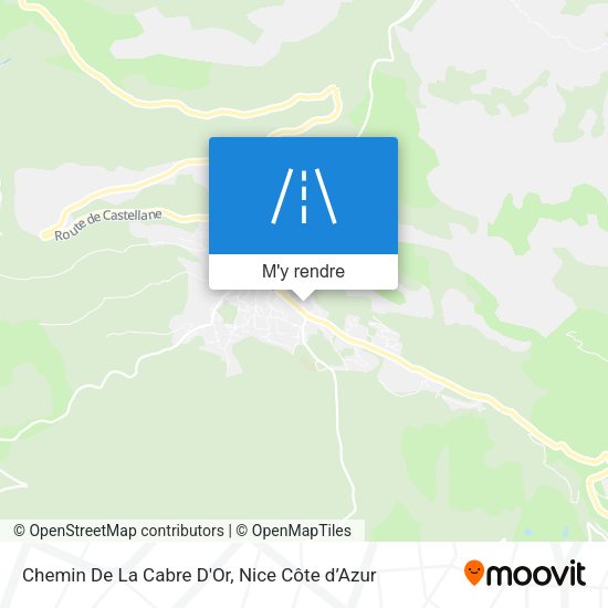 Chemin De La Cabre D'Or plan