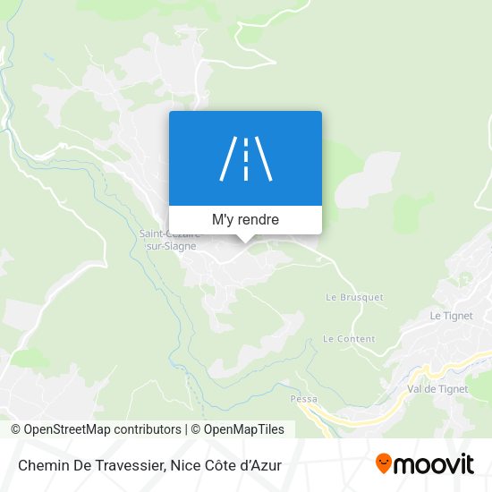 Chemin De Travessier plan