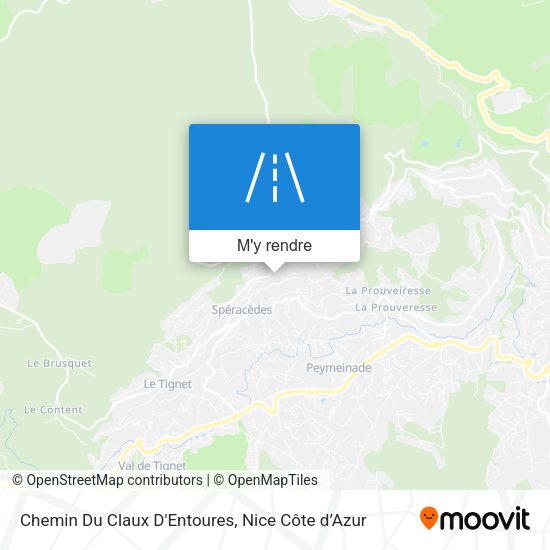 Chemin Du Claux D'Entoures plan