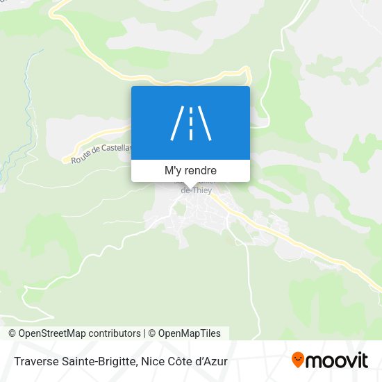 Traverse Sainte-Brigitte plan